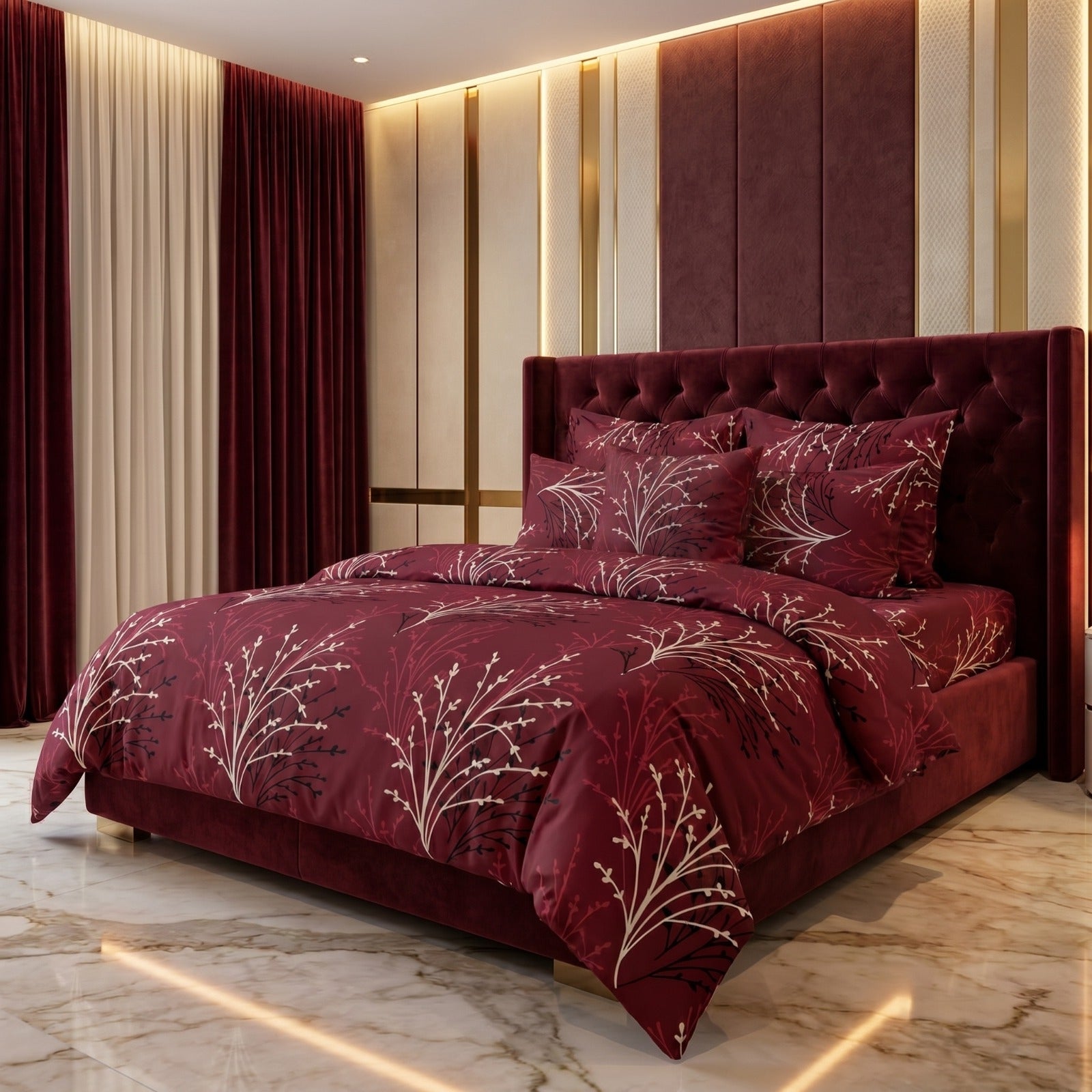 COMFORTER SET 7 PCS
