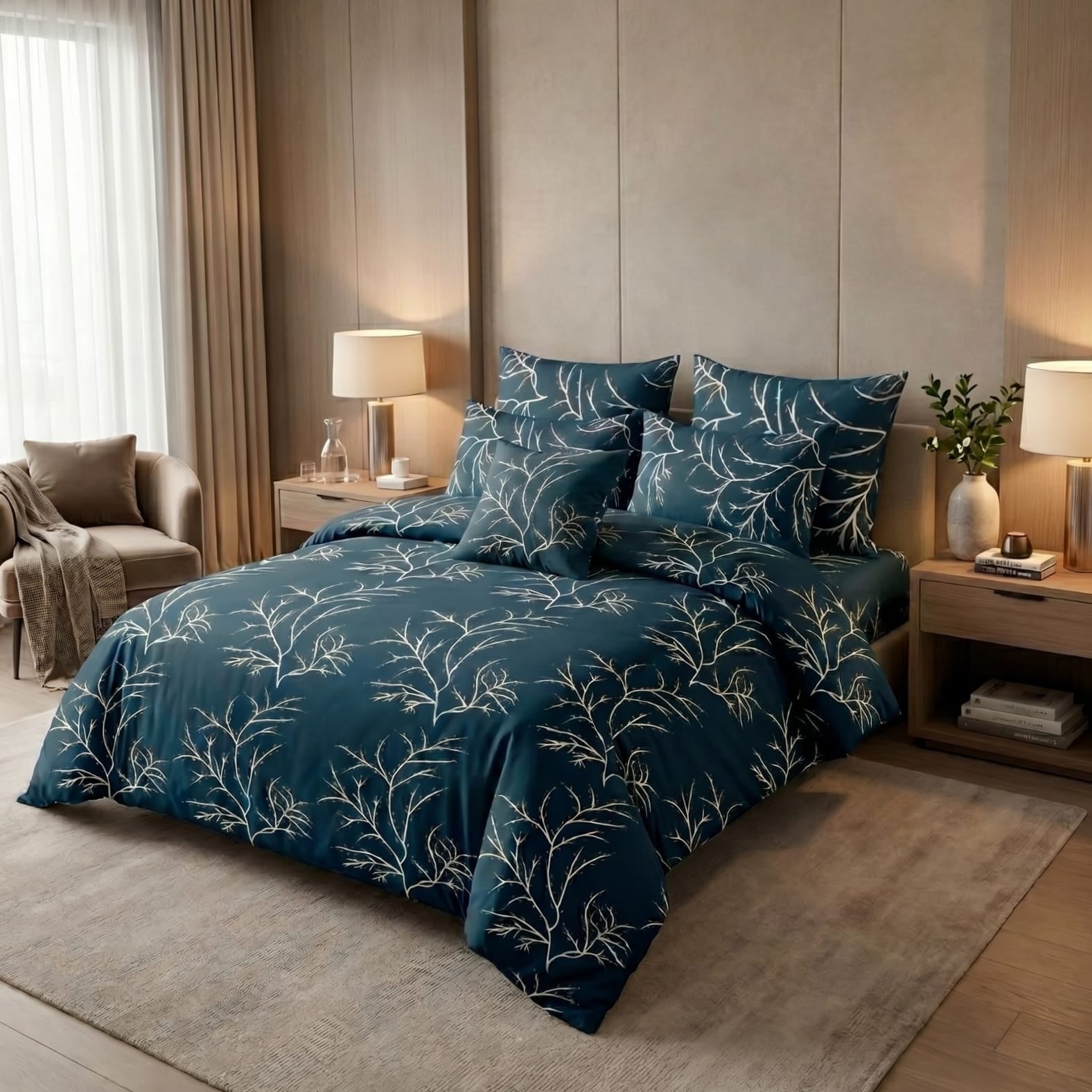 COMFORTER SET 7 PCS