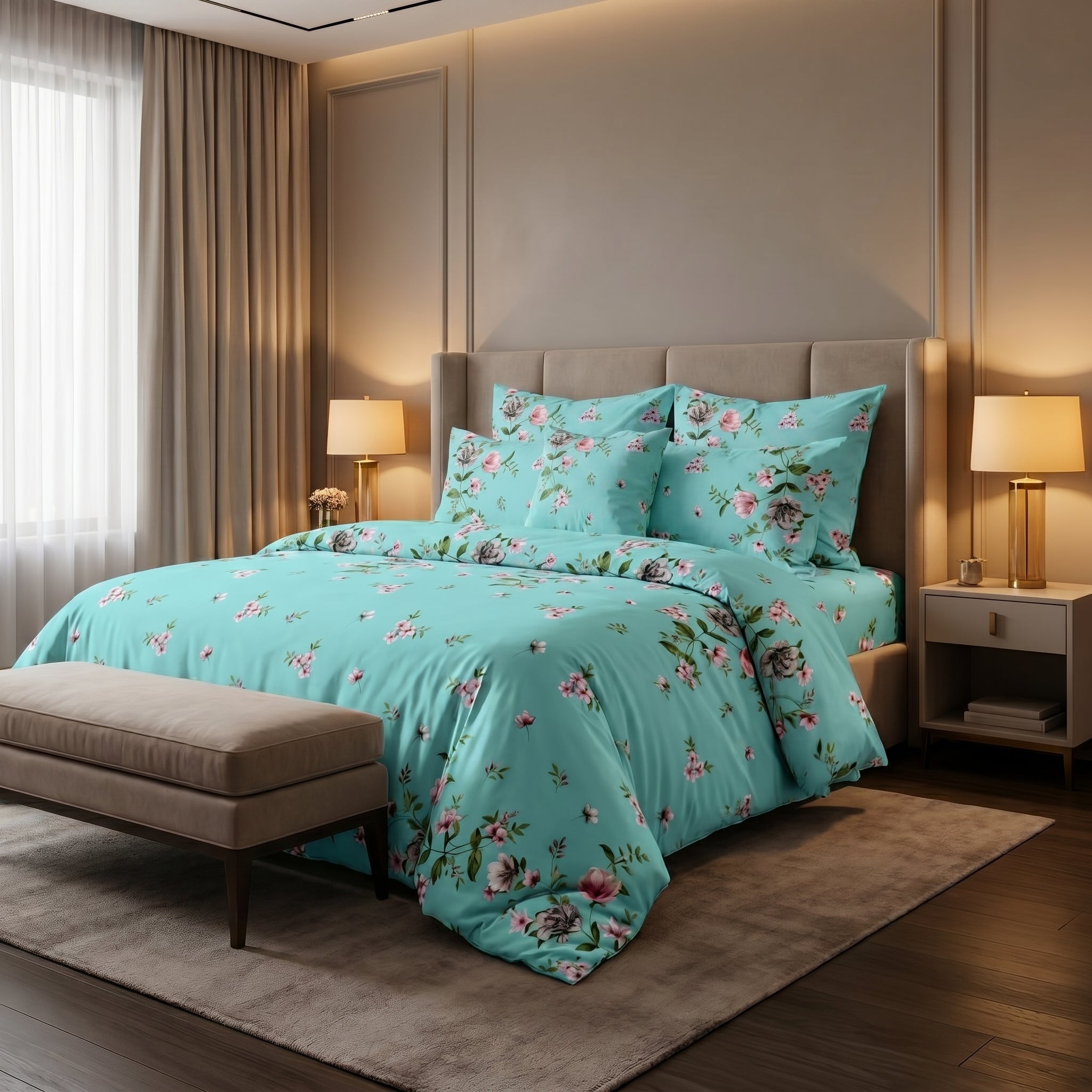 COMFORTER SET 7 PCS